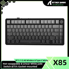 ATTACK SHARK X85 Wireless Mechanical Keyboard, TKL 82 Keys BT 5.0/2.4GHz/USB-C picture