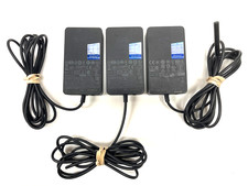 Lot of 3 Genuine Microsoft 44W 1800 Adapter Charger No Power Cord picture