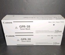 Canon GPR-38 Black Toner Cartridge - Lot of 2 - 3766B003 NEW  picture
