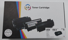 LD Replacement for HP 05X  Canon 119 II High Yield  Black Toner Cartridge 2 PK picture