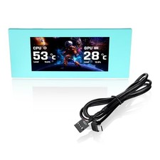 THERMALTAKE VIEW 600 TG 6.0 INCH LCD PANEL KIT LCD PANEL 1480X720P LIGHT BLUE picture