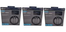 3-PACK Commercial Electric 15 ft. HDMI Cable-Black picture