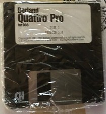 Borland Quattro Pro for Dos Ver 5.0 - 3.5” disks sealed in bag Vintage Software picture