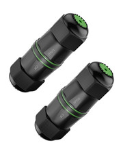 IP68 Waterproof RJ45 Coupler Cat6(3.48In), 1Gbps/250Mhz, 2 Pack | Supports POE, picture