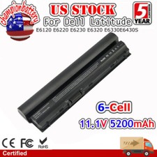 RFJMW FRR0G Battery for Dell Latitude E6220 E6230 E6320 E6330 E6430S 5200mAh  picture