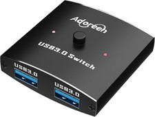 USB 3.0 Switch Y Splitter, 2 in 1 / 1 in 2 Out Switch Selector, BiDirectional... picture