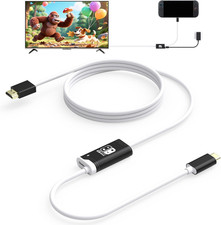 Switch 2 Dock, 4K@60HZ 6Ft, USB C to HDMI Replacement Cable for 2 Dock picture