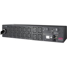 APC NetShelter Metered Rack PDU, 2U, 5.0kW, 208V, 30A, 12 C13 and 4 C19 outlet picture