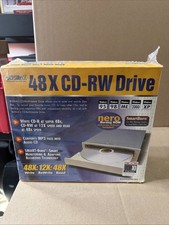BUSlink 48X CD-RW RW4848 Nero Smart Burn Opened Box *Read picture