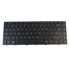HP ProBook 430 G5 440 G5 445 G5 Non-Backlit Keyboard w/ Black Frame picture