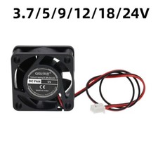 DC Brushless Cooling Fan Mini Silent Fans 3.7/5/9/12/18/24V 4000RPM-9000RPM 4015 picture