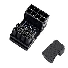 ATX 8 PIN GPU Power Adapter, 180 Degree U-Turn Angled Connector, Aluminum Hea... picture
