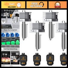 4PCS Mini Integrated Leak-Proof Hotend 0.4MM for 3D Printers, High Precision picture