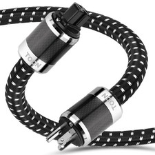 TODN HiFi Audio Power Cable for Audiophile with Silver-Plated OFC, Platinum-P... picture