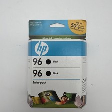 Genuine HP 96 Black Twin-Pack Ink Cartridges Sealed Expired 03/2011 picture