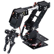 6DOF Robot Mechanical Arm Kit, Programming Robotic Clamp Hand Claw with 6 Ser... picture