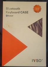 IVSO Wireless Keyboard Case for Ipad 10.2 2019 Value Pack ~ New/Opened Box picture