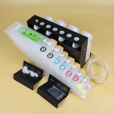 BS3CISS for Mimaki CJV30-160 4 Ink Tanks + 8 Cartridges Permanent Chips Included picture