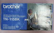 Genuine Brother TN-115BK Black High Yield Toner Cartridge picture
