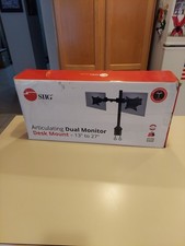 SIIG Articulating Dual Monitor Desk Mount - 13