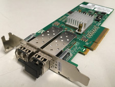 0KKYWJ DELL BROCADE 825 PCIe x8 8GB FC Adapter w 2 x 8GB SFP's (Low Profile) picture