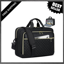 Laptop Bag 17.3 Inch Water-Resistant Polyester Briefcase for Women Men Computer picture