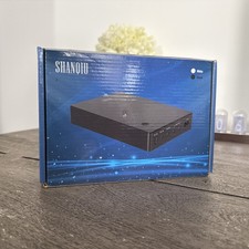 Shanqiu Mini UPS Battery Backup Uninterruptible Power 37Wh-DC 10000mAh, Black picture