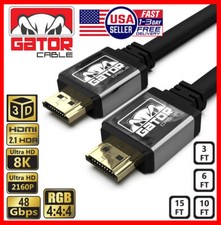 8K HDMI Cable 2.1 UHD HDTV 3D 2160P HDR 60Hz 48Gbps Dolby HDCP 2.2 RGB 4:4:4 picture