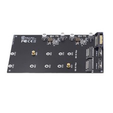 Cablecy Dual Oculink SFF-8612 SFF-8611 to M.2 NGFF M-Key NVME 2280 Adapter picture