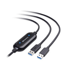USB 3.0 Data Transfer Cable PC to PC for Windows, USB Transfer Cable in 6.6 Ft - picture