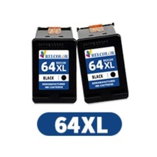2x 64XL Black Ink Cartridge 64 XL for HP Envy 6220 7155 7158 7855 7858 Printers picture