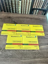 Rosetta Stone V4 TOTALe: French Francais Level Audio Companion Lot Of 5 picture