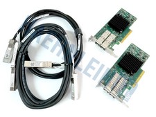 25Gbe Networking Kit OEM Mellanox ConnectX-4 LX CX4121A 25GB LP + FP 2x 3m DAC picture