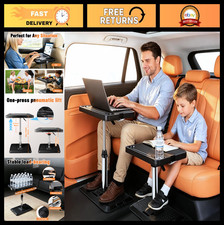 Portable Car Desk Tray for Laptop - Height Adjustable Table for Travel & Work picture