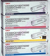 Genuine toner cartridge Okidata Oki ® c5100, c5100n, c5150n, c5200, c5300, c5400 picture