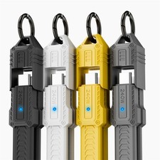 USB C Short Flat Cable Support PD240W/80Gbps/8K@60Hz Video/OTG with Storage Case picture