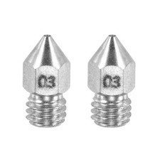 2pcs MK8 Nozzles 0.3mm 3D Printer Extruder Nozzle for 1.75mm Filament picture
