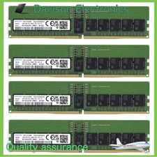 Samsung 128GB 4X32GB DDR5 5600MHz PC5-44800 RDIMM Memory RAM (M321R4GA3PB0-CWM) picture