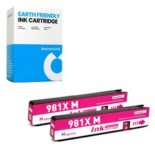 2PK OSI Compatible 981X Magenta Ink fits HP PageWide Managed Color MFP E58650dn picture