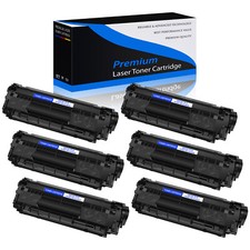 6 PACK Q2612A Toner cartridge for HP 12A Laserjet 3020 3030 1010 1022nw 1020 picture