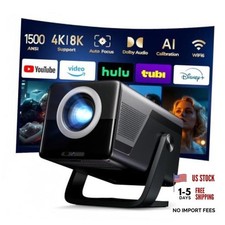 X7 1500 ANSI Smart Projector, 4K/8K Input Support, Black & Slate Gray Sliver picture