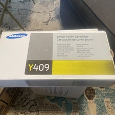 Genuine OEM Samsung Y409 Yellow Toner Cartridge - CLT-Y409S - New picture