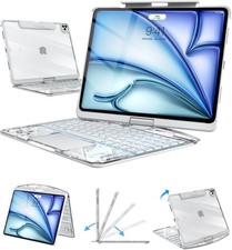 Clear Keyboard Case for iPad Air 11 inch (M4/M3/M2, 2026/2025/2024) & iPad Pro 1 picture