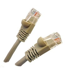 Professional Cables CAT6LG-50 Cat 6 Gigabit Ethernet UTP Cable with Boots, Gray, picture