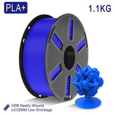 JAYO 1.1KG PLA+ Blue 3D Printer Filament 1.75mm Warping Free Better Adhesion picture