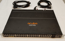 Aruba 2930M-48G PoE+ Switch (JL322A) w 2 Power Supplies & Stacking Module JL325A picture