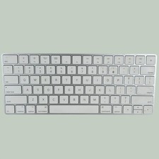 Apple Magic Keyboard A1644 Wireless Bluetooth Silver MLA22LL/A Rechargeable picture
