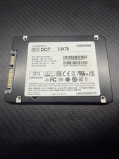 Samsung 883 DCT 3.84TB Enterprise SATA SSD 2.5” MZ-7LH3T8N 95%+ Health Tested picture