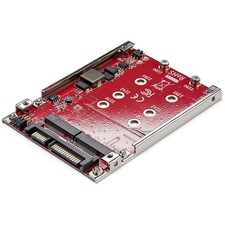 StarTech S322M225R Dual Slot M.2 to SATA Adapter for 2.5