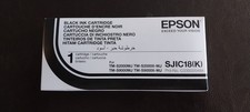 NEW- EPSON SJIC18(K) BLACK INK CARTRIDGE TM-S2000MJ TM-S9000MJ  EXP 04/2027 picture